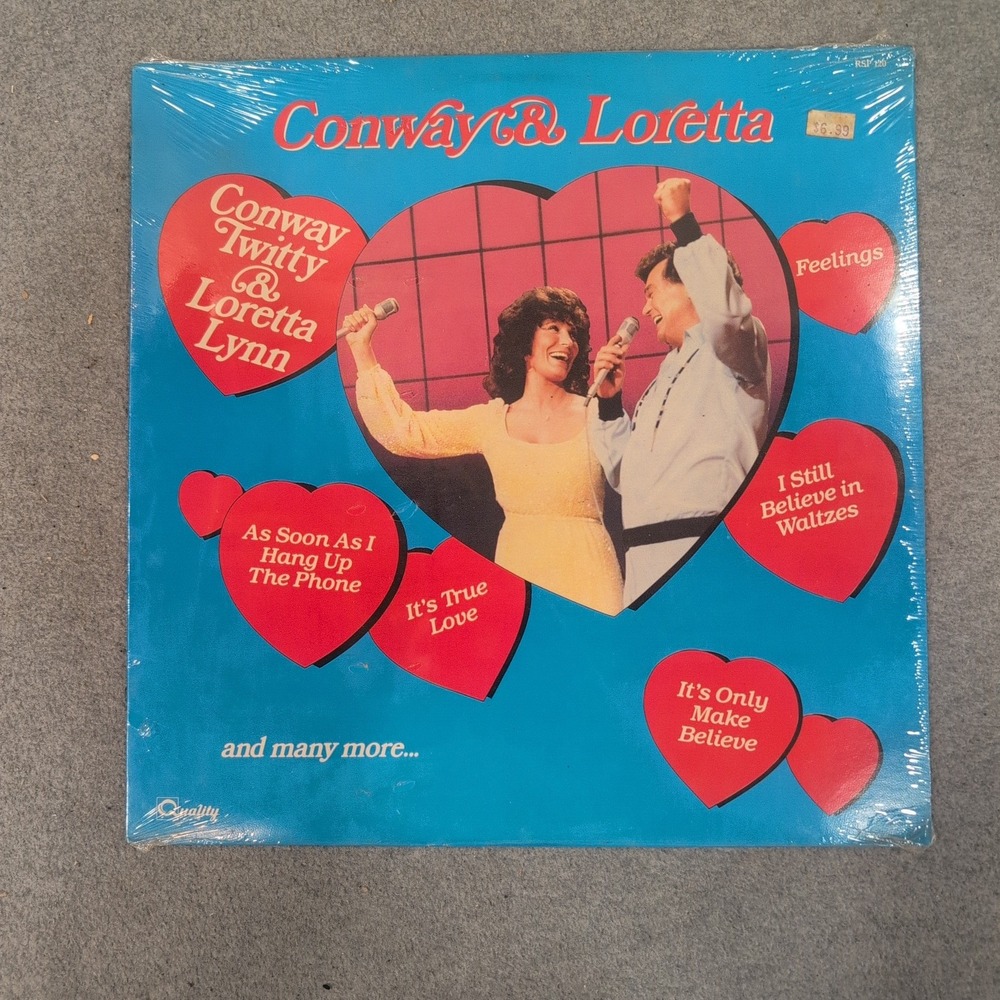 Conway Twitty Loretta Lynn Conway & Loretta Vinyl LP Record Album RS1 120